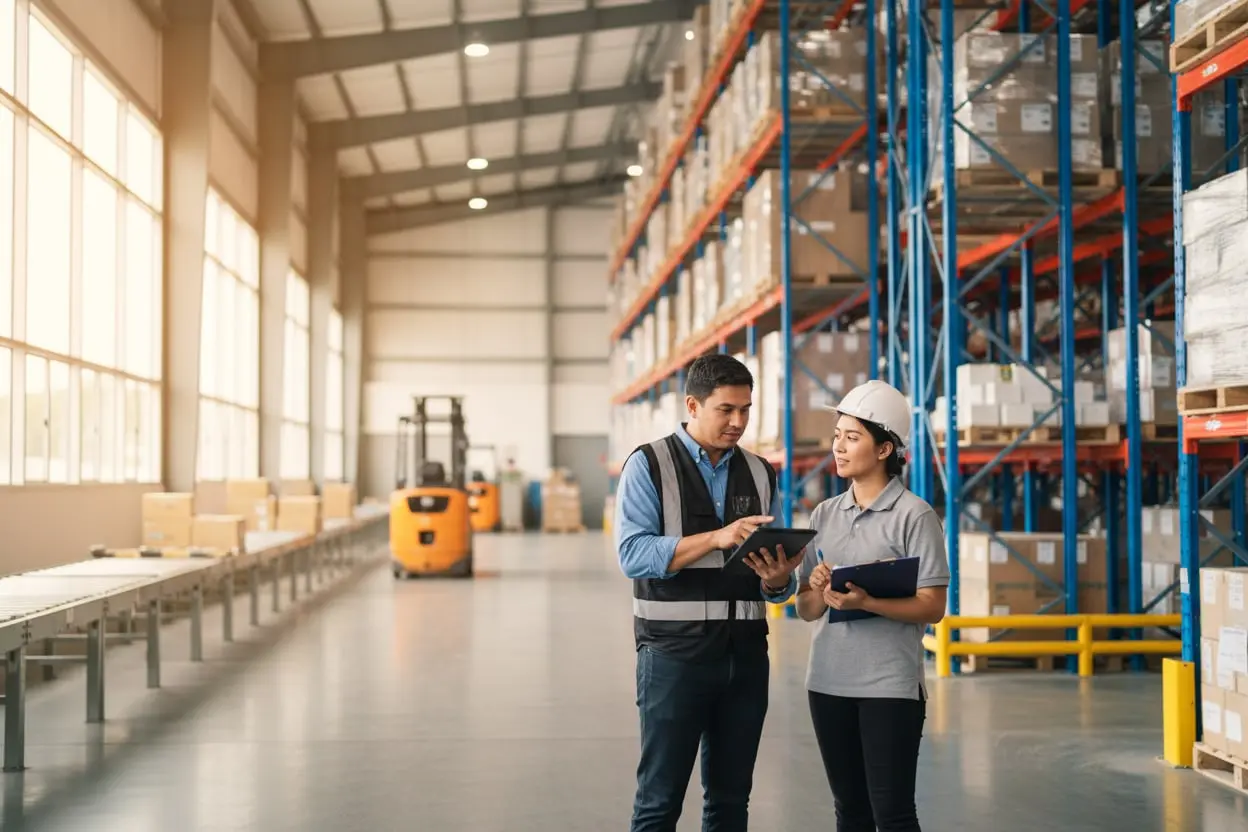 Warehouse and logistics operations representing SAP Signavio process mining for Philippine manufacturers